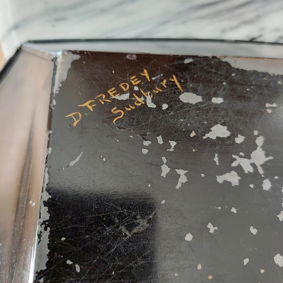 Painted Metal Tole Tray - Picture 9 of 10